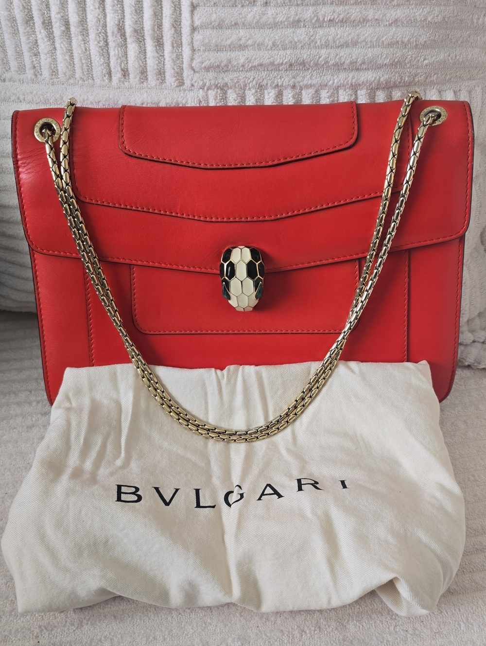 Bvlgari Serpenti Forever in Beautiful Deep Orange Color